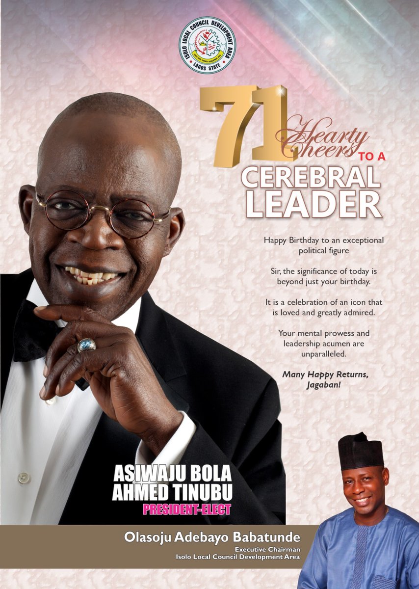IsoloNews's tweet photo. Celebrating an Icon at 71 https://t.co/pG9i3oKvmk