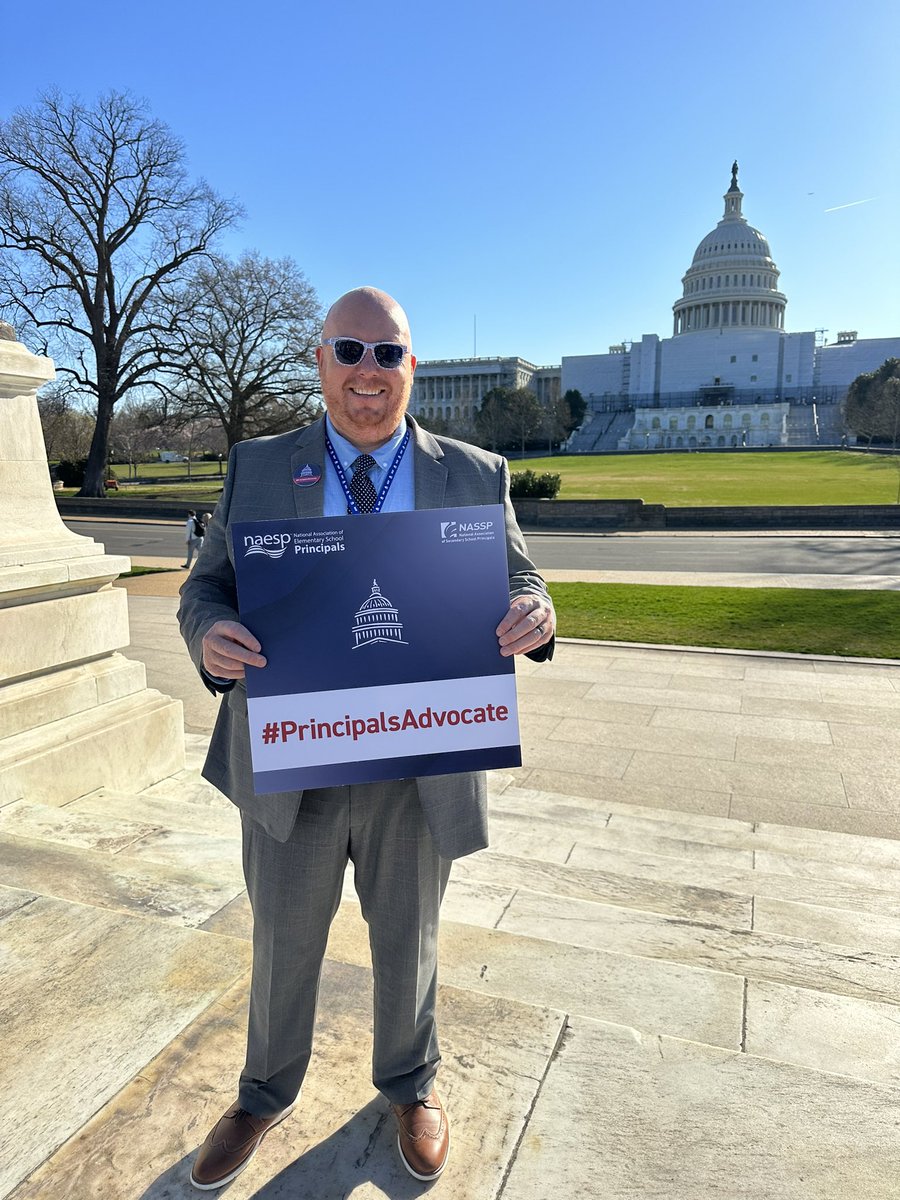 Starting the critically important work of advocating for students, teachers, principals, parents, & school communities as we meet with Representatives on Capitol Hill! #HereForTheKids #PrincipalsAdvocate @NAESP @Maespmd @LintonSprings