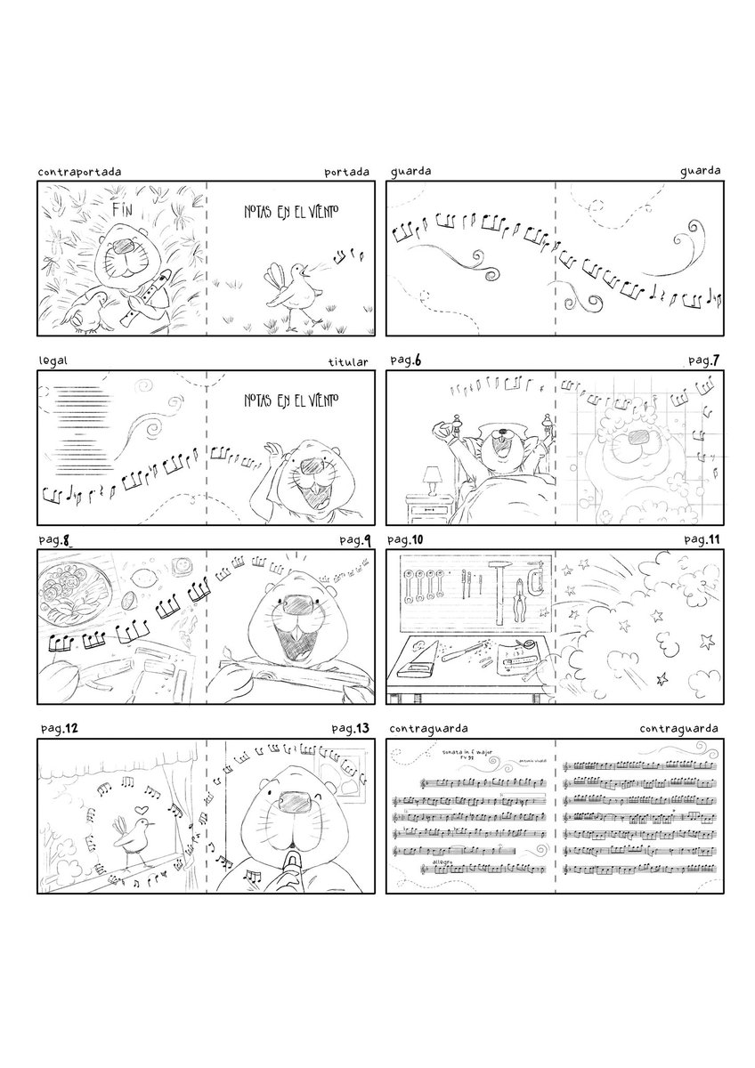 YolimarJaimesF1's tweet photo. Storyboard de Libro Silente

#childrenbook
#childrenbooks
#picturebook
#kidbook
#picturebookart
#kidlit
#picturebookillustration
#bookillustraction
#lij
#kidsart
#kidswork
#childrenillustration https://t.co/xckeuLI8EE