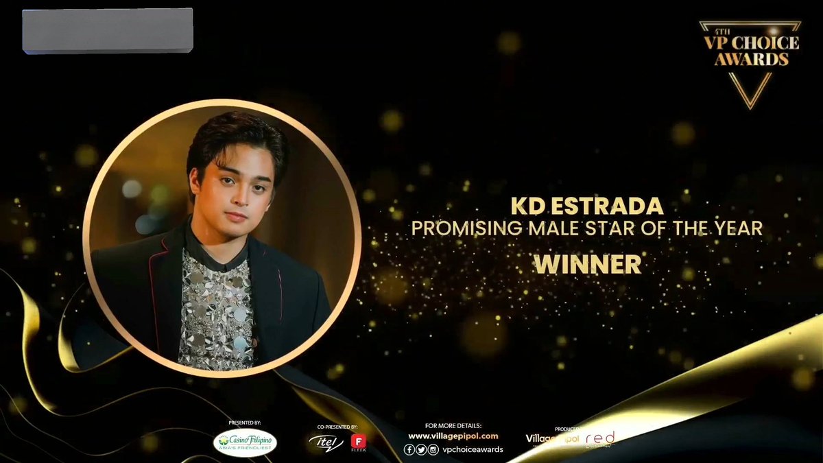 kaydstrda's tweet photo. congrats kd for winning again the vpca promising male star of the year, you deserve it so proud of youuu more awards and blessings to come!!

thank you admins for receiving the award in behalf of our best boy <3

KD VPCA PROMISING AGAIN
#KDEstrada @kdestrada_  
#4thVPChoiceAwards https://t.co/U6GnL6JFyU