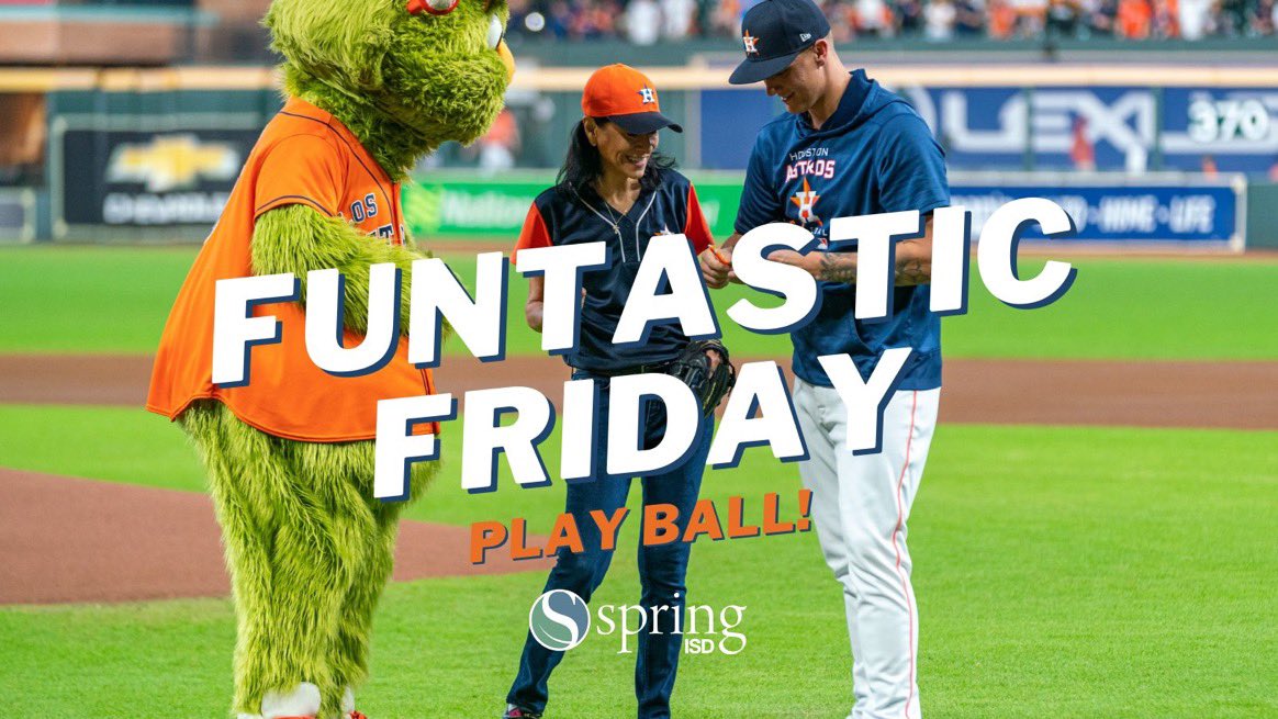 Spring ISD on X: ⚾️⚾️Funtastic Friday is coming up and we're