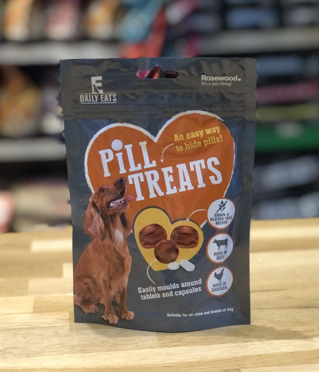 MarshallsPets's tweet photo. Does your pooch struggle to take medication? We have just the answer. Easy to mould around the tablet or capsule and a nice tasty flavour. Grain and gluten free too.  #shoplocal #pets #Broadstone #ashleycross #burghfieldreading #independentpetstore #dogtablets #easytreats https://t.co/lmqs5iEpPa
