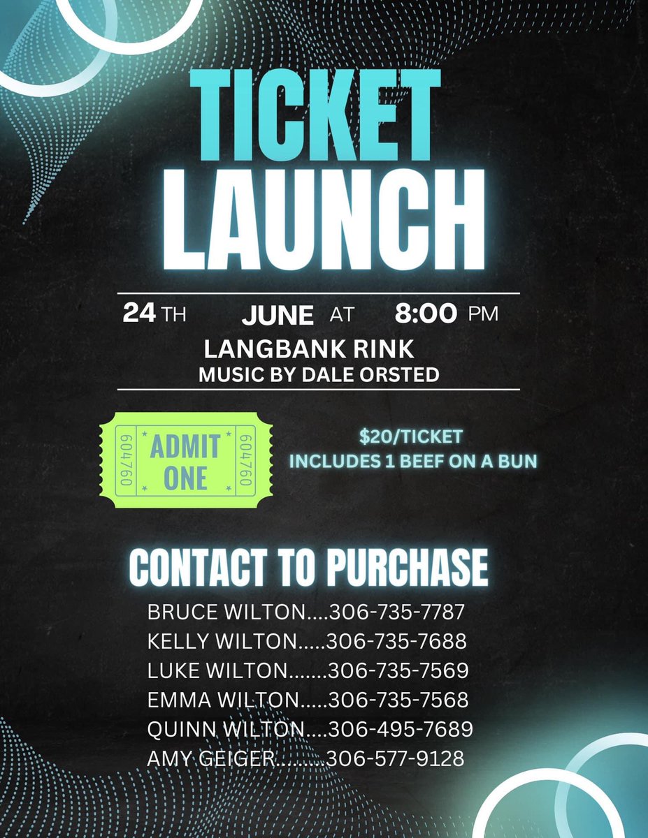 If you saved the date we have more details for you about our upcoming fundraiser! Tickets for our MD Cabaret are $20 which includes 1 beef on a bun. Although it isn’t quite the same as being at the Moose Head, we are so excited to have Dale Orsted as our DJ for the night!