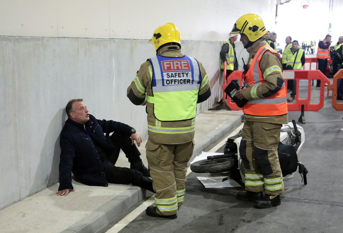 YourGibraltarTV's tweet photo. Today’s Multi-Agency Live Exercise practiced and tested the emergency response to an incident within the tunnel, in advance of its opening on Friday. The Airport Tunnel Emergency Plan has been in development for a number of years. https://t.co/LaNROekvRn