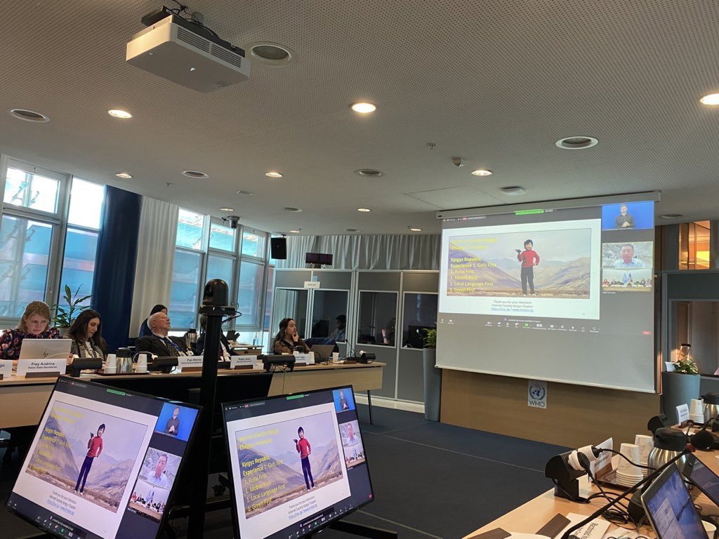 ITUCISRegion's tweet image. #HappeningNow @internetsociety shared #Kyrgyzstan’s 🇰🇬 experience in building partnerships for inclusive and sustainable #digitaldevelopment at the Regional Forum on Sustainable Development for the @UNECE Region.