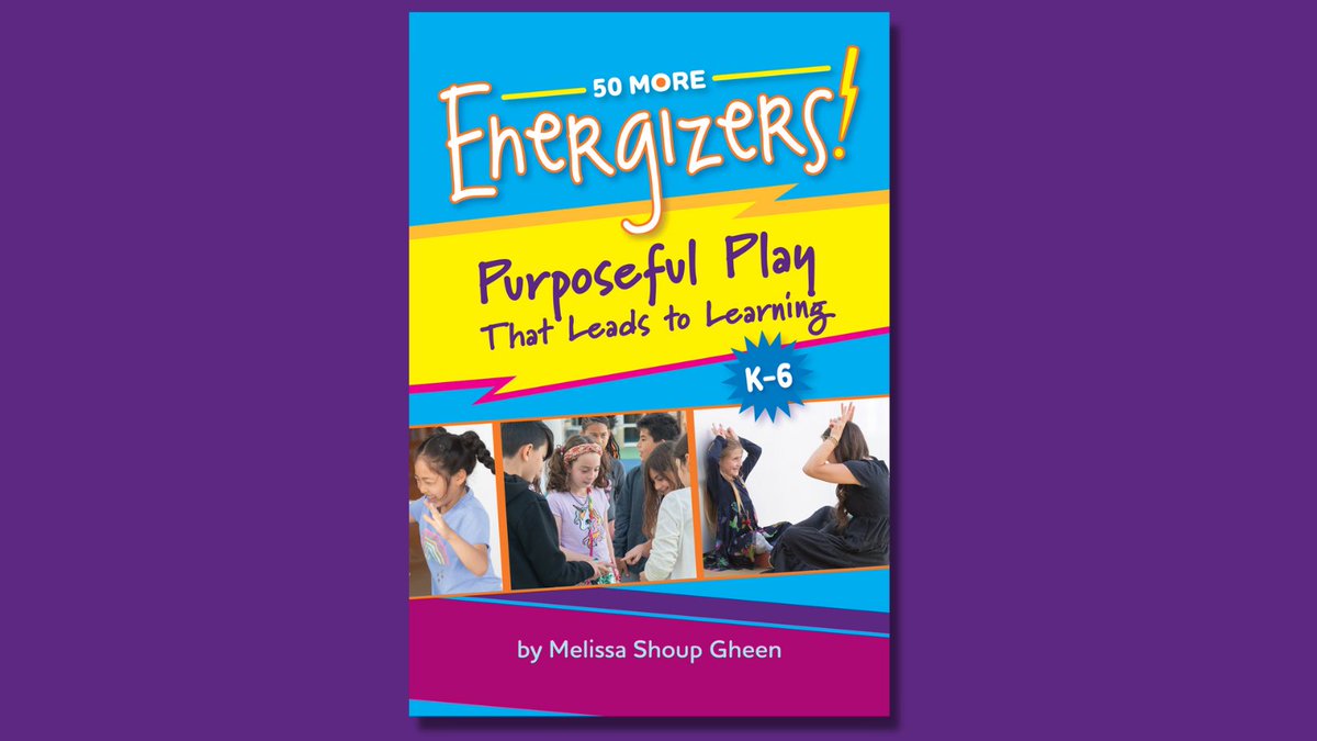 50 More Energizers! is filled with even more ways you can move, laugh, chant, or sing together to build community, support academic concepts, and more! bit.ly/3CwT46s