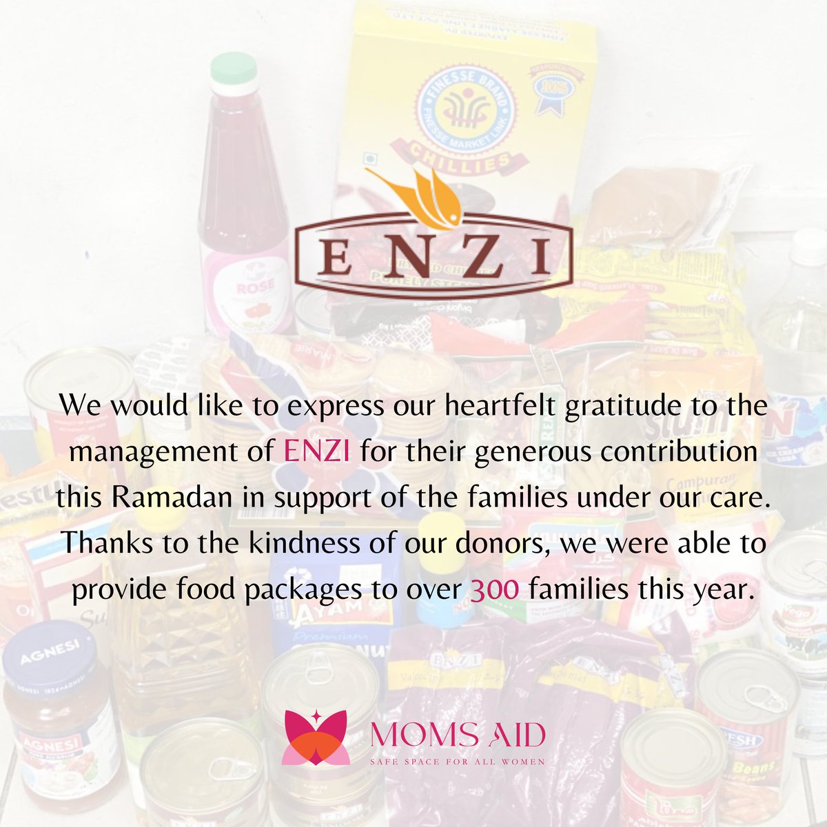 Moms_Aid's tweet photo. We value @ENZImv for their commitment to corporate social responsibility and appreciate their partnership in making a positive impact on the community we serve 💕
#RamadanAid2023 #MomsAid https://t.co/ASUC2EL0aN