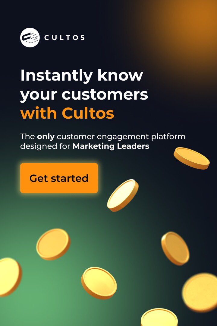 Attention Marketing Leaders! 📣

Want to supercharge your customer loyalty and drive your company's success? 👩‍💻

The Cultos platform requires no prior web3 experience, making it easy to use and integrate into your existing marketing strategy🔑

join.cultos.io/marketingleade…