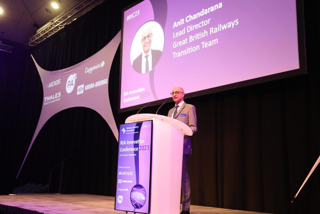 railindustry's tweet photo. Chandarana also said that the UK Government has recently given strong support to push on with setting up GBR and delivering rail reform, and we are hoping for legislation in this current Parliament. The private sector and innovation will play a key role in GBR in future.
#RIC23 https://t.co/Dex7zEca9o