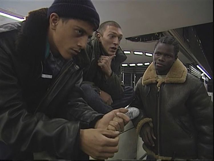 Behind the scenes of La Haine (1995) dir. Mathieu Kassovitz