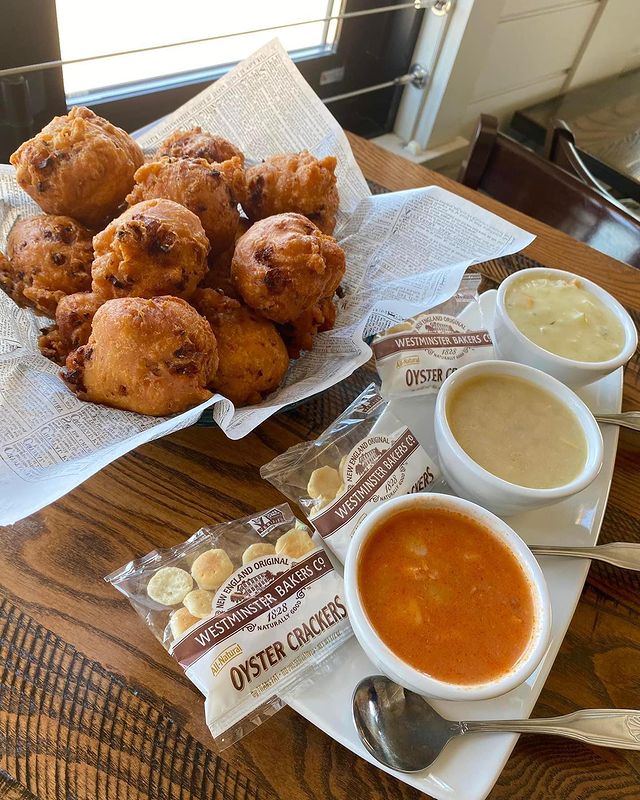 TasteAtlas on Twitter "Clam cakes & chowder 📍New England, USA 🇺🇸
