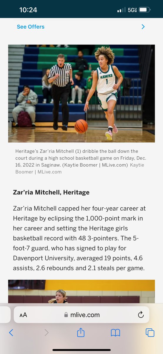 Zar'ria Mitchell tweet media