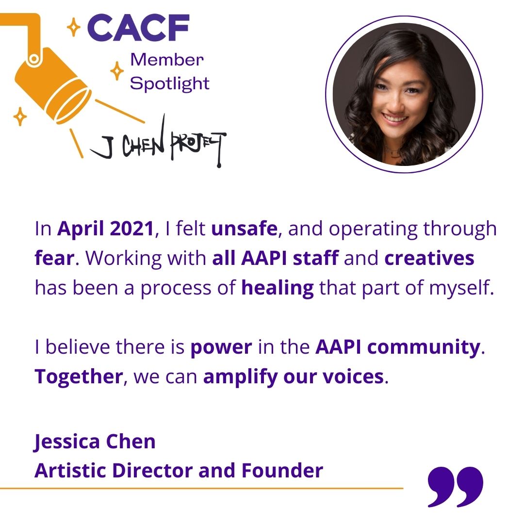 cacf's tweet photo. We’re kicking off our new CACF Membership Spotlight series with a profile of Jessica Chen, the Artistic Director and Choreographer of the @JCHENPROJECT, a contemporary dance company. (1/4) https://t.co/56VGgAT6Ru
