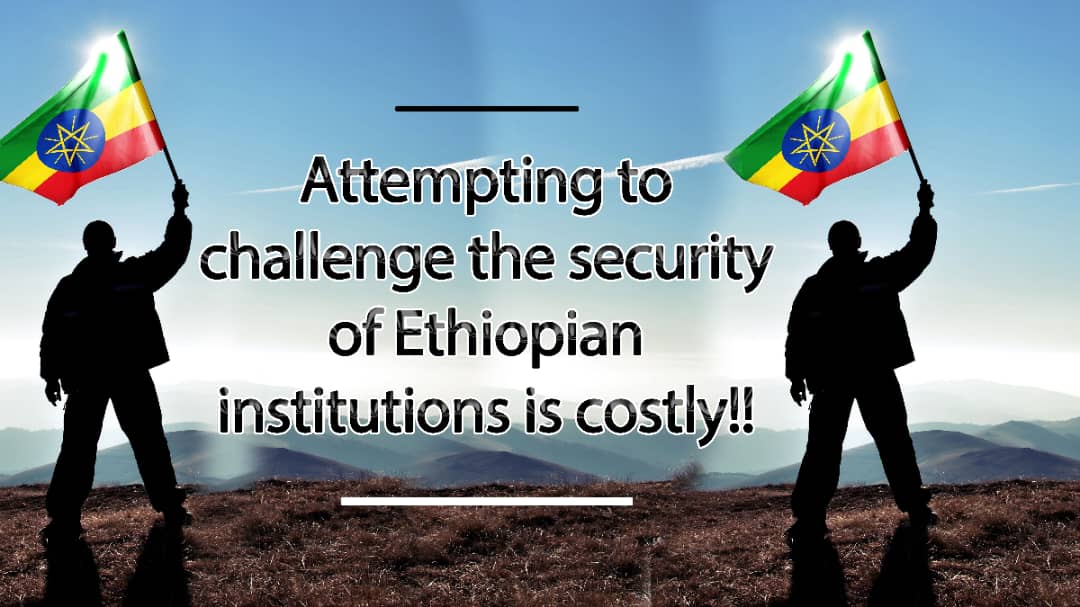 W5Arada's tweet photo. # Attempting to challenge the security of Ethiopian institutions is costly!! https://t.co/wIk3U5of7w