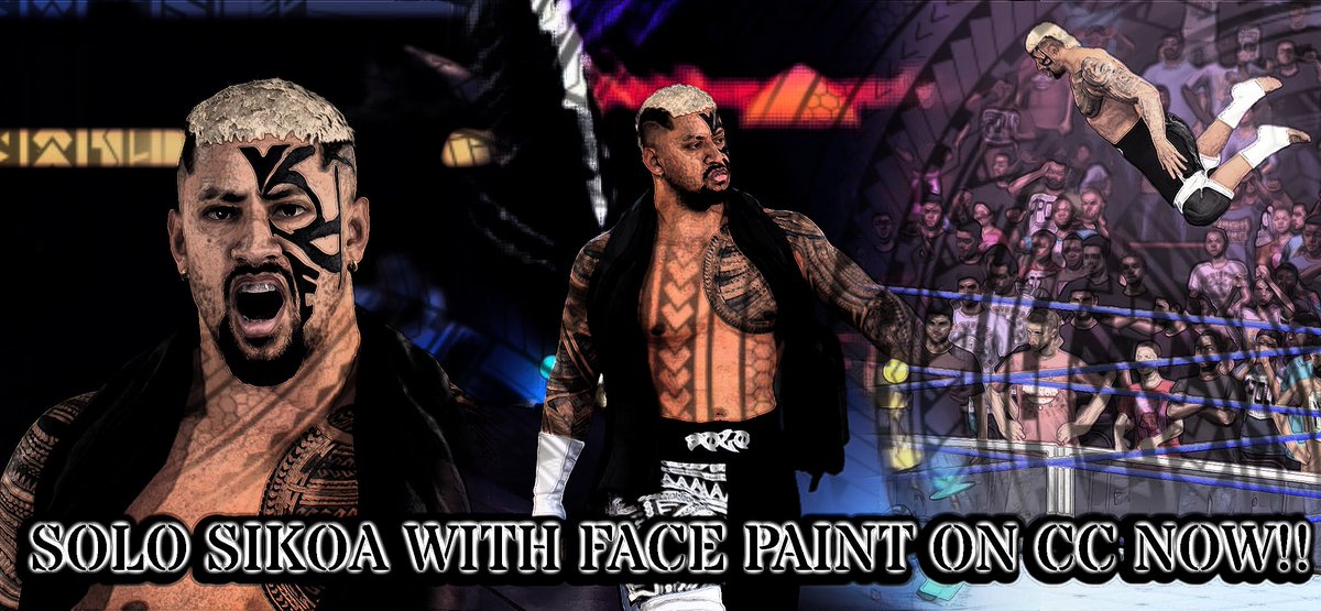 HEADOFTHETABLE on Twitter "WWE2K23 WWESoloSikoa NXT FACE PAINT