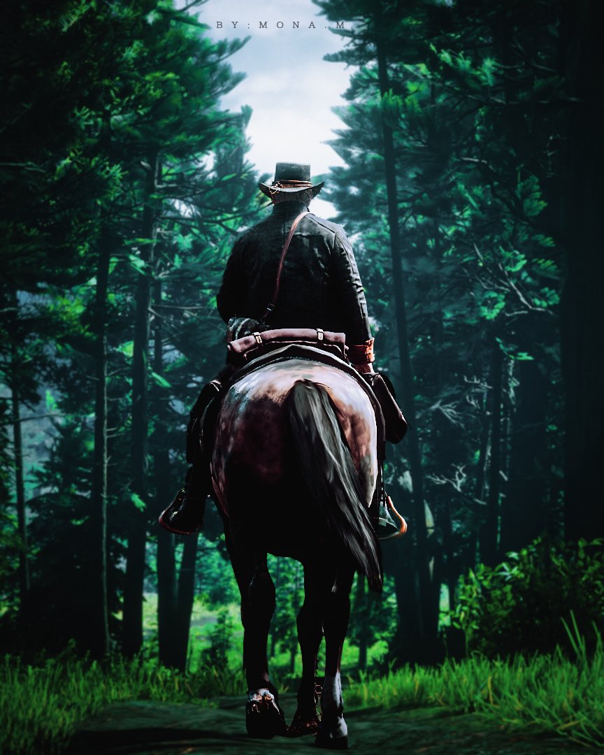 • Find Peace Among Nature •
#RedDeadRedemption2 #RockstarGames #RDR2 

#Photoshop #VirtualPhotography #Forest #COWBOY #naturelovers #WWWWednesday
