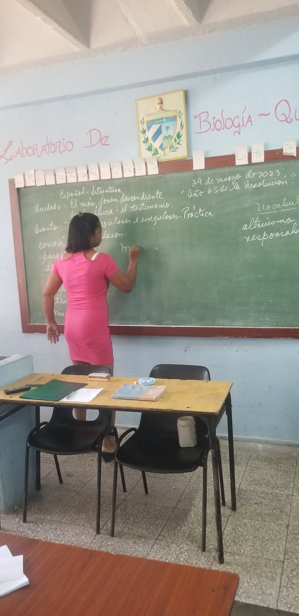 SBAlbertoFerna1's tweet photo. Se desarrolla en nuestra institución la preparación metodológica de español literatura un excelente intercambio de saberes.@dpestgo @RaulSamon @colas_nelvis @AdolisVelazquez https://t.co/QwCXkwMDPf