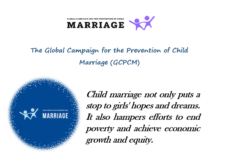 GCPCM2's tweet photo. The Global Campaign for the Prevention of Child Marriage (GCPCM)
.
"Child marriage not only puts a stop to girls' hopes and dreams. It also hampers efforts to end poverty and achieve economic growth and equity,"
#childmarriage #Children #childrights #HumanRights https://t.co/HReEQ7iKeI