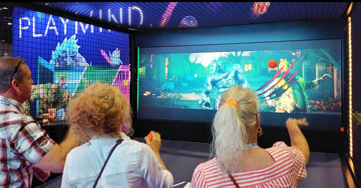 The Playbox: An Immersive &amp; Interactive Game Platform. A new generation of physical skill video games!

Offer your visitors a unique, fun, collaborative, and competitive experience!