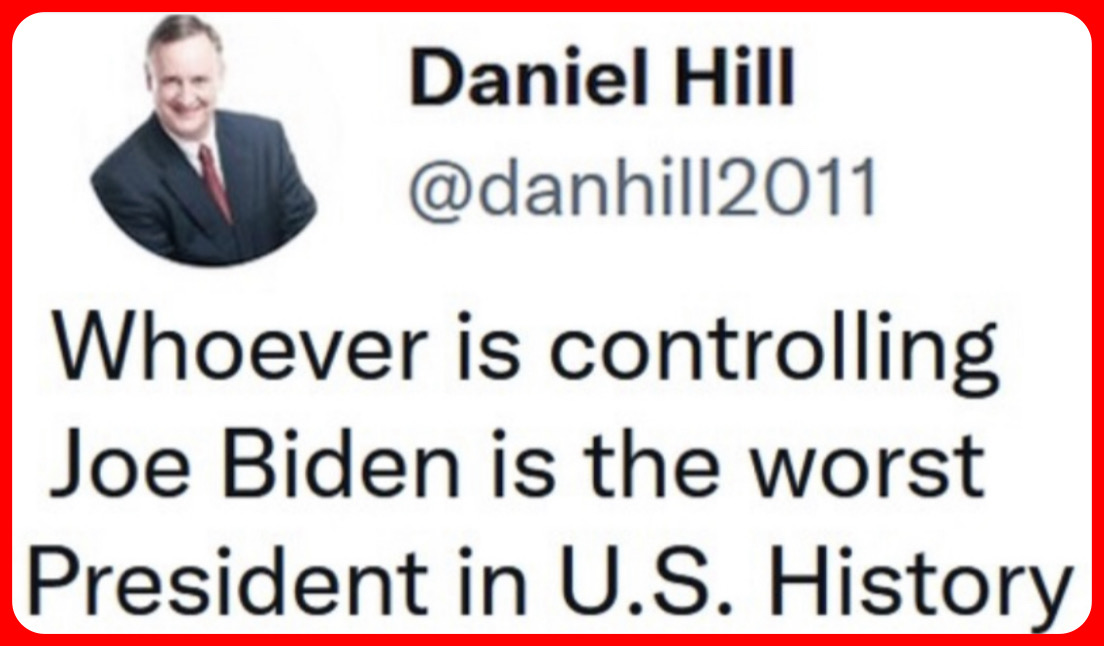 Joe Biden is a sick man that’s being protected by those who know how sick he really is for selfish political purposes at the peril of the United States of America!

👇👇👇👇