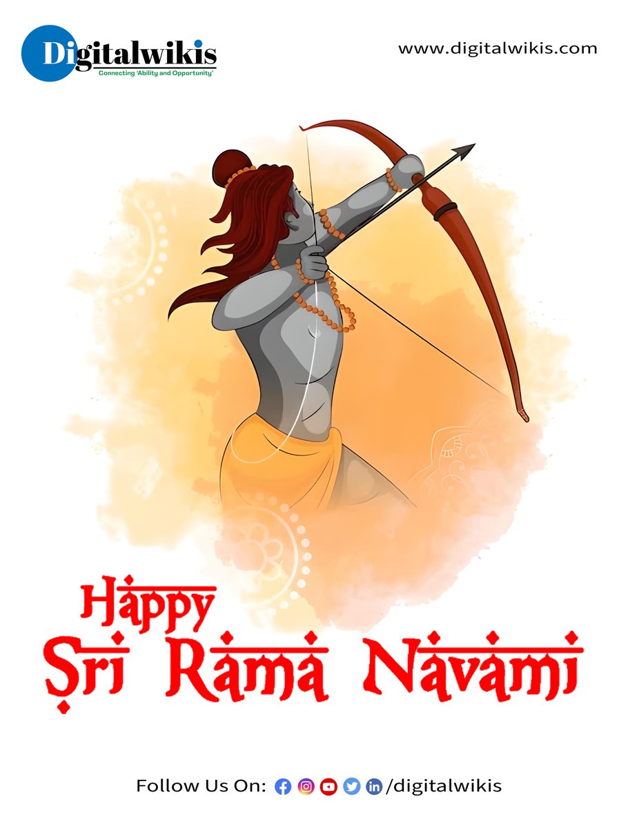 DigitalWikis's tweet image. May the divine grace of Lord Rama always be with you. Wish you a very happy and prosperous Sri Rama Navami.

#HappyRamaNavami
#RamaNavami2023
#RamaNavami
#Sriramanavami
#LordRam
#DigitalWikis
#Jaishreeram
#HappySriramaNavami