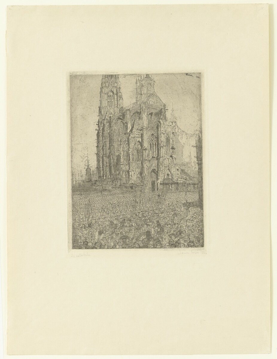 ArtistEnsor's tweet image. James Ensor, Cathedral, 1886 #jamesensor #museumofmodernart moma.org/collection/wor…
