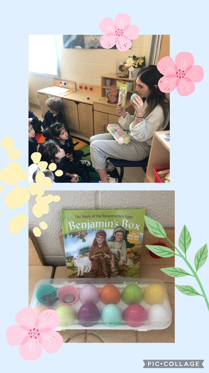 With Easter around the corner we started our Resurrection Eggs with the story of Benjamin’s  Box❤️ Ask your child daily what where in the eggs👍🏻