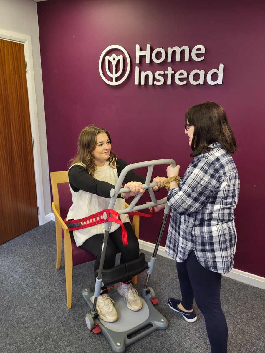 HI_N_Stoke's tweet photo. Our expert trainer Lesley has been busy this week working with our two care pros, Aaliyah and Tracy, teaching them how to use the Mo-lift Raiser Pro for sit-to-stand transfers.

If you'd like to become a care professional with us then please call us at 01782 622330📩 https://t.co/tAd9Y6yjf3