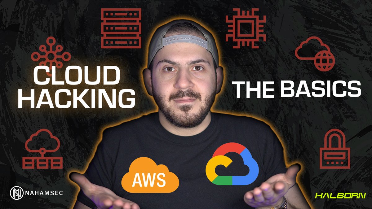 NahamSec's tweet photo. Kicking off a new series with @HalbornSecurity to talk about hacking cloud services. This episode: The basics! 

Cloud Hacking: The Basics 👇🎥 https://t.co/HADxMu0A0y https://t.co/c0LrvCBPoB