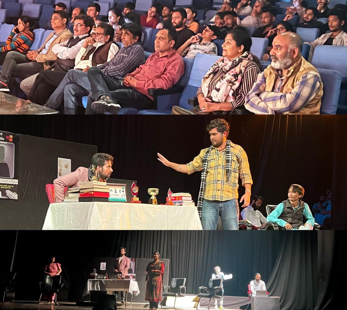 #TheatreFestival
#PlayChittaSingh
 Watched Dogri Comedy play as Chief Guest  staged @AbhinavTheatre Jmu,scintillating performance by  Artist. Spl Thanks 2 AKM Group, Dir Shadab Khan 4 invitation. @MIB_India @MinOfCultureGoI @mirsarwarr @Shakil_kas @nag_saraf @NawazKAS1 @DMReasi