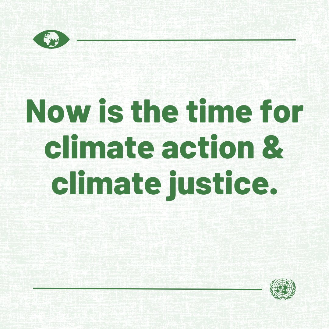 Climate justice is both a moral imperative &amp; a prerequisite for effective global #ClimateAction.

The climate crisis can only be overcome through cooperation – between peoples, cultures, nations, generations.

Let's work together to get the job done.