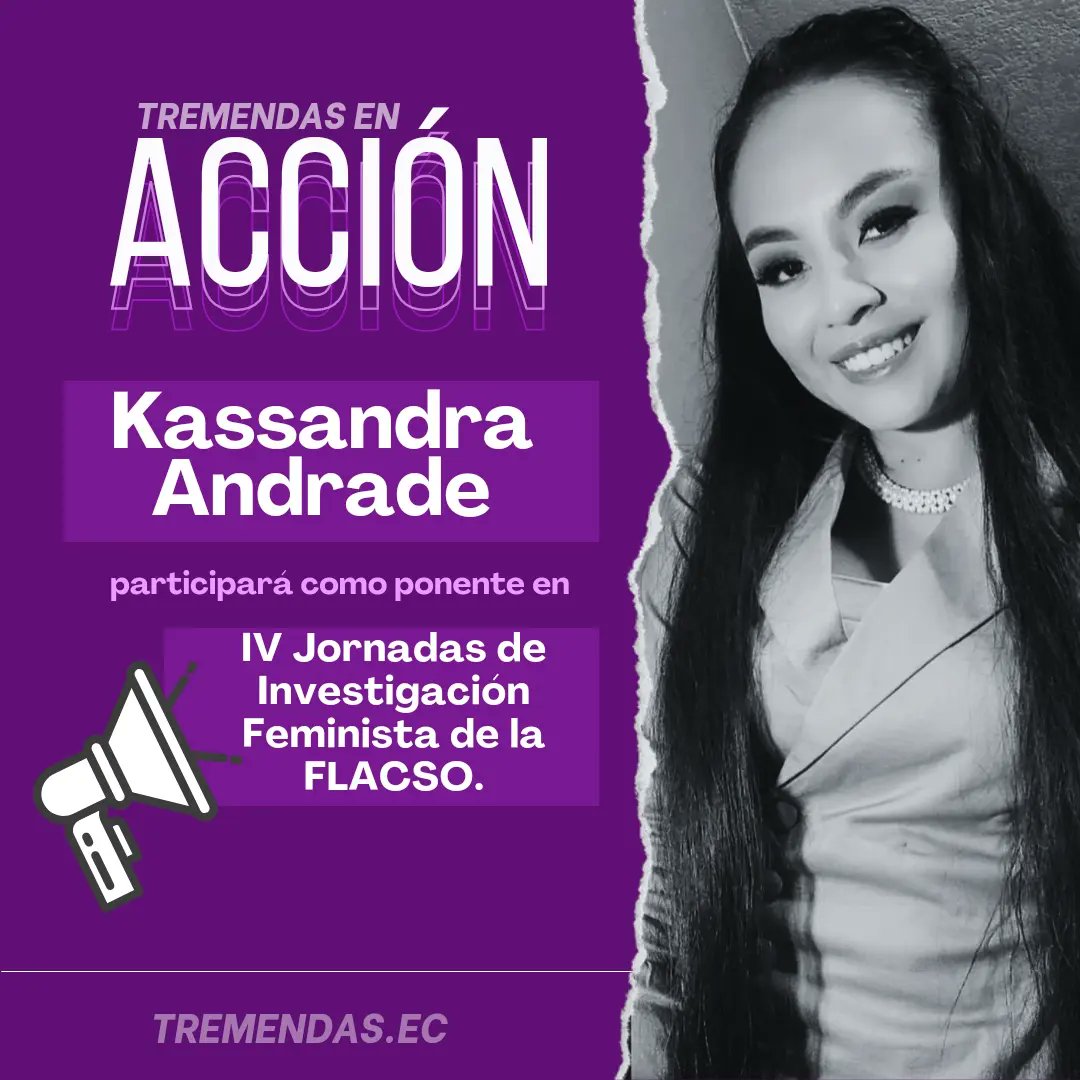 tremendas_ec's tweet photo. Nuestra tremenda del área de género participará en las IV Jornadas de investigaciones feministas y de género. 
Conoce más en las siguientes imágenes 👉🏼 https://t.co/yeMBpYdiw3