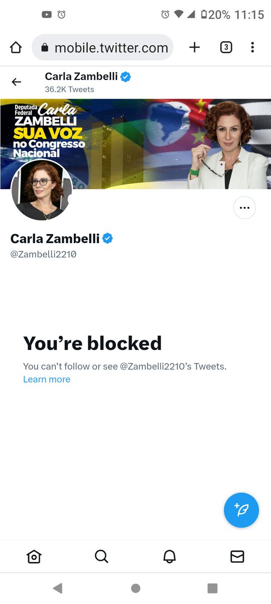 Ela acha que o povo esqueceu os crimes dela.