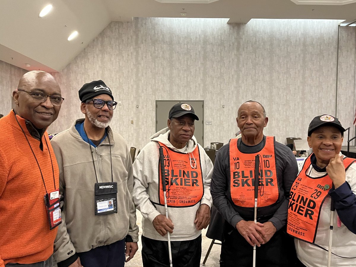 NDVWSC —Dept of Virginia Commander Francis Mitchell (L) with Virginia Blind Veterans from Hampton @Murray_chap6 and Fredericksburg @GenWashDAVChp7 @DavVirginia @CdrDav @DAV_58_VA @VBDAV20 @DAV_CH_10_VA @DAVChapter50VA @VBDAV20