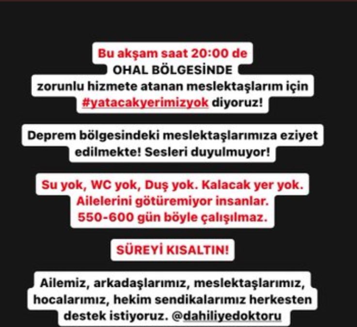 Freedoom0107's tweet photo. Gerçekten bizimle derdiniz nedir? #yatacakyerimizyok #HekimlikTorbayaSığmaz https://t.co/8dITllGper
