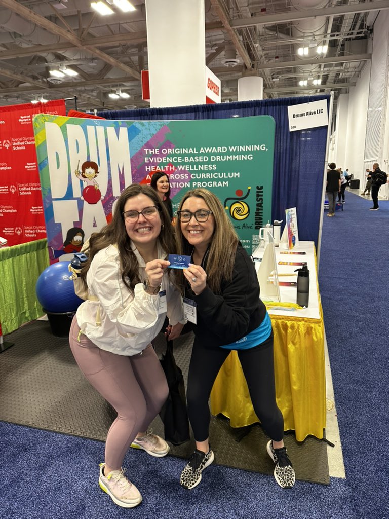 My favorite part about conferences is making connections with people! #SHAPEseattle