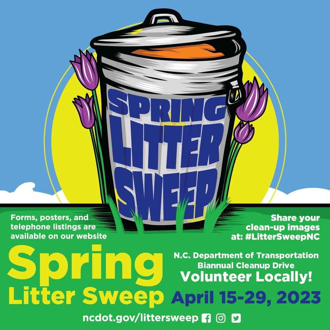 WakeForest_NC's tweet photo. Join the fight against litter during the @NCDOT Spring Litter Sweep!
Participate in a roadside cleanup to #KeepWFclean! Visit https://t.co/PrTopkdDON.
Thank you to @BWhardware for their generous sponsorship of our Litter Kits!
#TownofWakeForest #WakeForestNC #LitterSweepNC https://t.co/Ps25WjjYyr