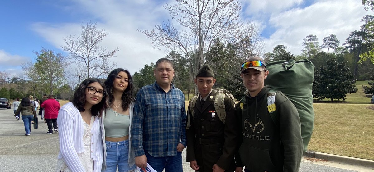 Horacio1847's tweet photo. My son’s turning blue ceremony and #ARMY graduation at Fort Benning in Georgia. So proud of my son. He pushed through and completed the first part of his journey. https://t.co/sPIi5oiKB6