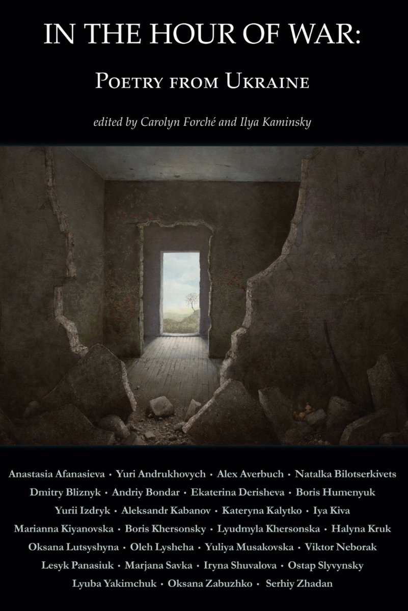 ilya_poet's tweet photo. While this anthology is still reaching folks, I will be posting some poems from the book—to keep the focus on poets from Ukraine. Today, a poem by a poet who is currently in Ukraine, one by the poet who had to leave when full scale invasion began, and one by a beloved classic: https://t.co/HF4uqwwgkV