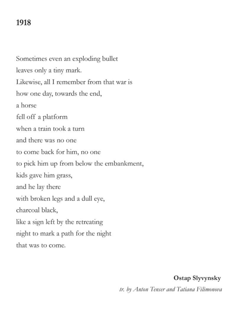 ilya_poet's tweet photo. While this anthology is still reaching folks, I will be posting some poems from the book—to keep the focus on poets from Ukraine. Today, a poem by a poet who is currently in Ukraine, one by the poet who had to leave when full scale invasion began, and one by a beloved classic: https://t.co/HF4uqwwgkV