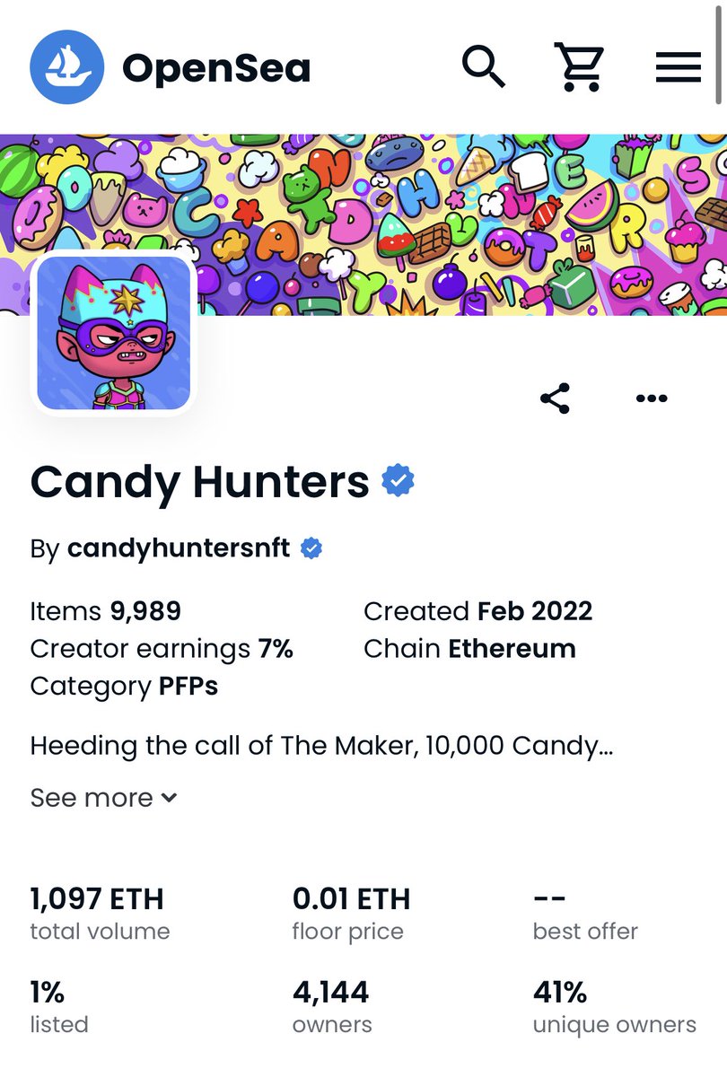 Bear market sucks, no doubt about it, but you know what?

We’re still here, pushing forward, grinding and building! 🔥

The future is bright  <a href="/CandyHuntersNFT/">Candy Hunters</a> 👊
