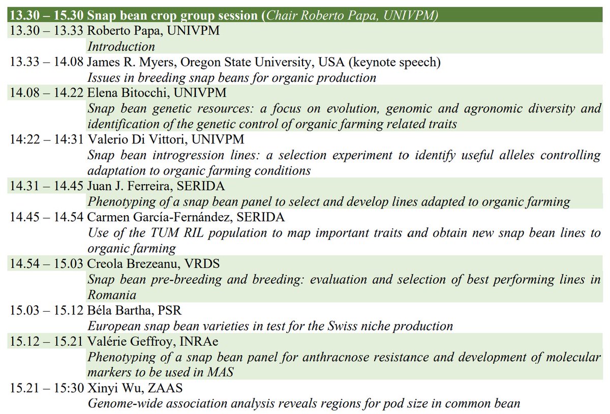 BRESOV_EU's tweet photo. #BresovEU snap bean🫘 crop group session started with a keynote speech by James R. Myers, Oregon State University, USA which was followed by project partners' presentations on the key results.
#organicfarming #organicagriculture #snapbean #research #innovation https://t.co/aQgMPh1JTD