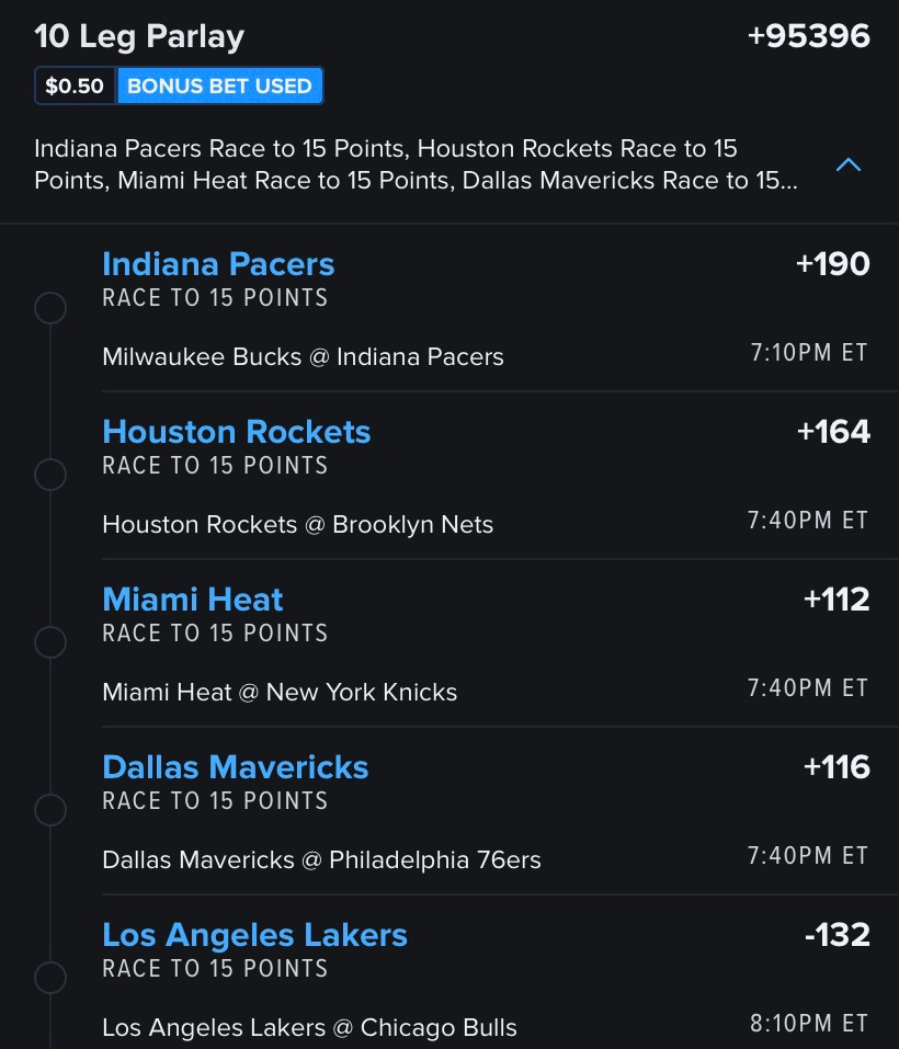 AnuMarquise's tweet photo. Granny’s Kitchen 

NBA Breakfast Play 2

Race To 15 with cash out option available for a sweat induced ride 

#NBA #NBAPicks #basketball #GamblingTwitter #twitternba #NBATwitter #samegameparlay https://t.co/VfUoRwYS3p