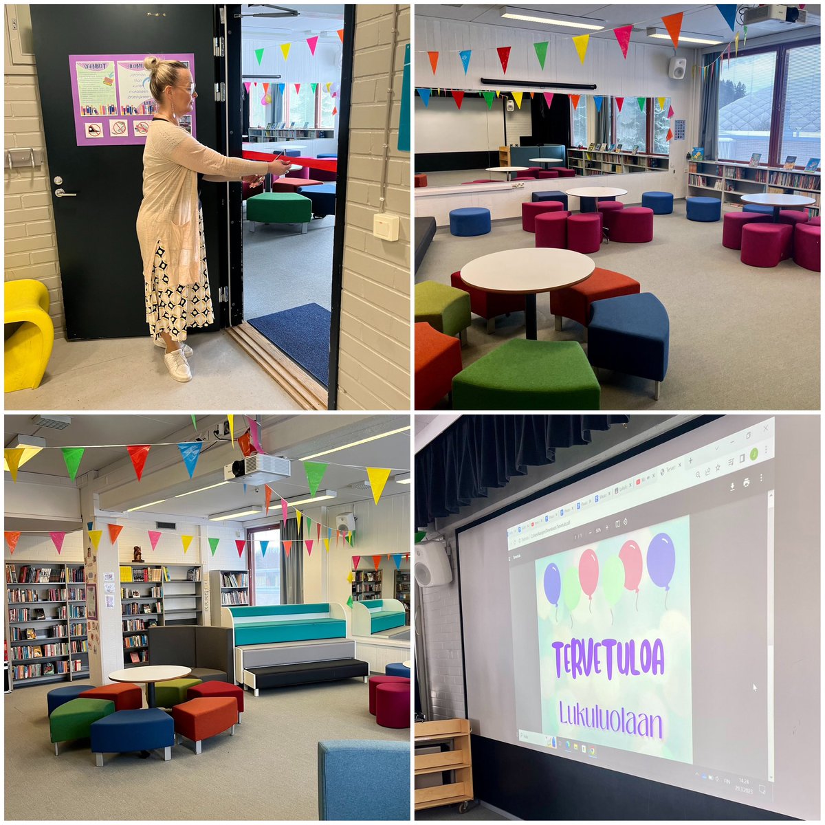 Hki:n kaupunkistrategian yksi tavoite perusopetuksessa on lukutaidon ja -innon lisääminen. Tänään yhtenä toimenpiteenä uuden Lukuluolan avajaiset ja koulumme lukustrategian esittely henkilöstölle. Hienoa työtä Luen-tiimi ja muu Itiksen väki.Oppilaille sama esitellään lähiaikoina.