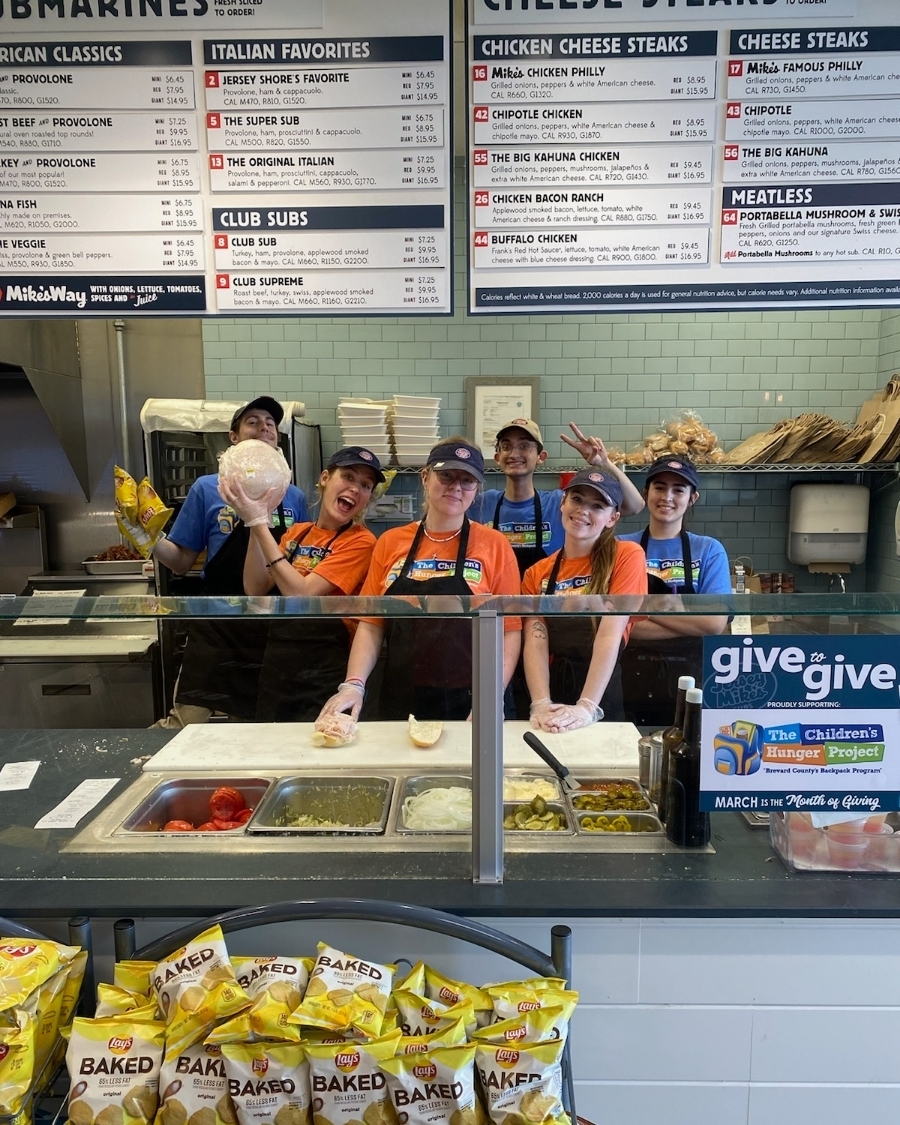 Cocoa Beach Jersey Mike's  employees hamming it up! Go see them! Or call in an order today to support our kids!
5675 N. Atlantic Ave. #115
Cocoa Beach 32931
321-866-1950