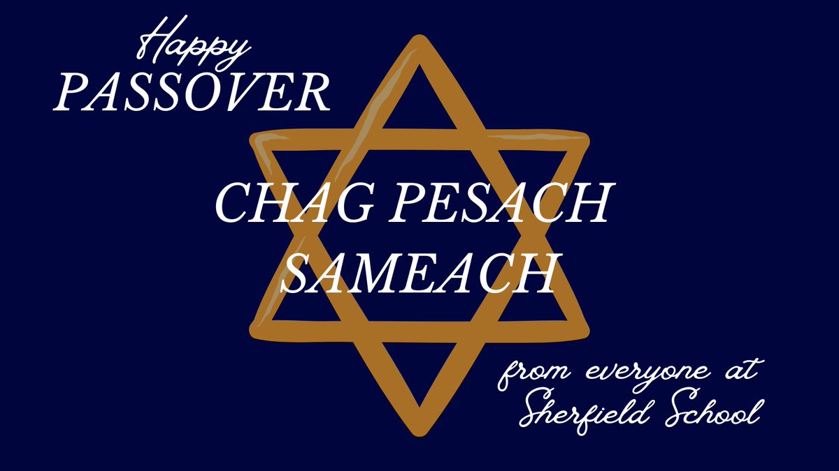 Happy Passover from everyone at Sherfield School
#Seder #Pesach #Passover