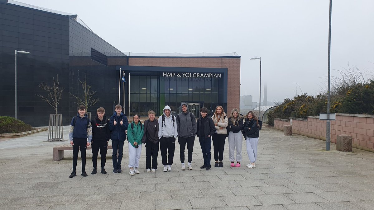 MrsStockleyMS's tweet photo. Very interesting visit to HMP Grampian today with Higher Modern Studies. A great insight into the work of prisons! https://t.co/dDJAGB4nbk