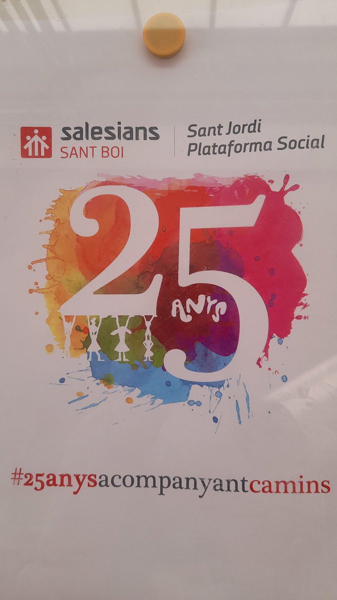 Primer acte de celebració dels 25 anys de la PES Sant Boi! <a href="/SalesiansSJordi/">Salesians Sant Jordi</a> <a href="/SalesiansSBL/">Salesians Sant Boi</a> #25anysacompanyantcamins