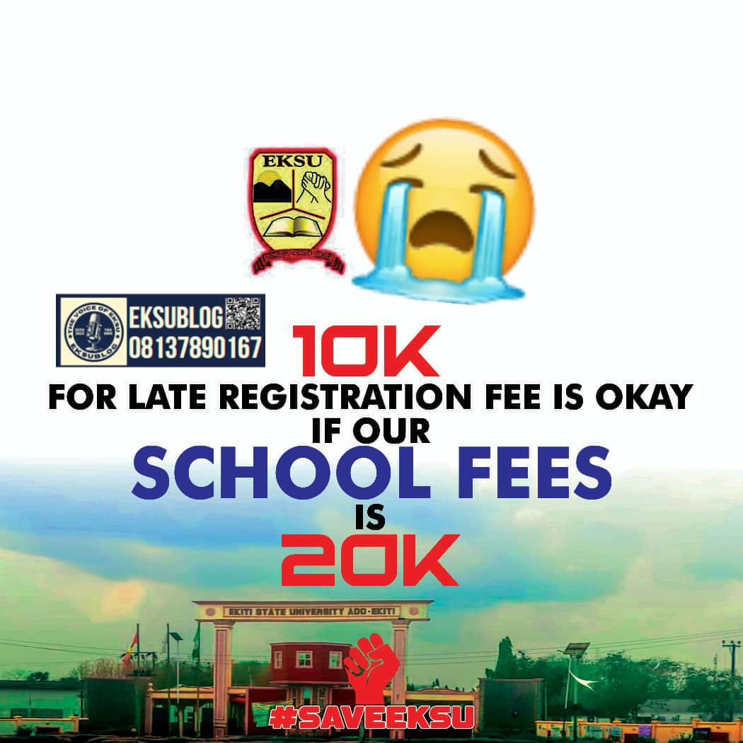 prophetics99418's tweet photo. @maryosoomotoso1 @ekitimedia @senAdetunmbi @kimoointl @DeborahToluwase  @imgorosoekiti @blessingmoyino
@RtToba
@cpsekiti
@oapaynigeria @ceasarolu @ekitistategov @bisiafayemi @FunminyiAfuye @kfayemi @biodunaoyebanji @olumuyiwaayo @iMotivateAfrica @ekitistategov
#SaveEKSU https://t.co/rXsdxrnb7u