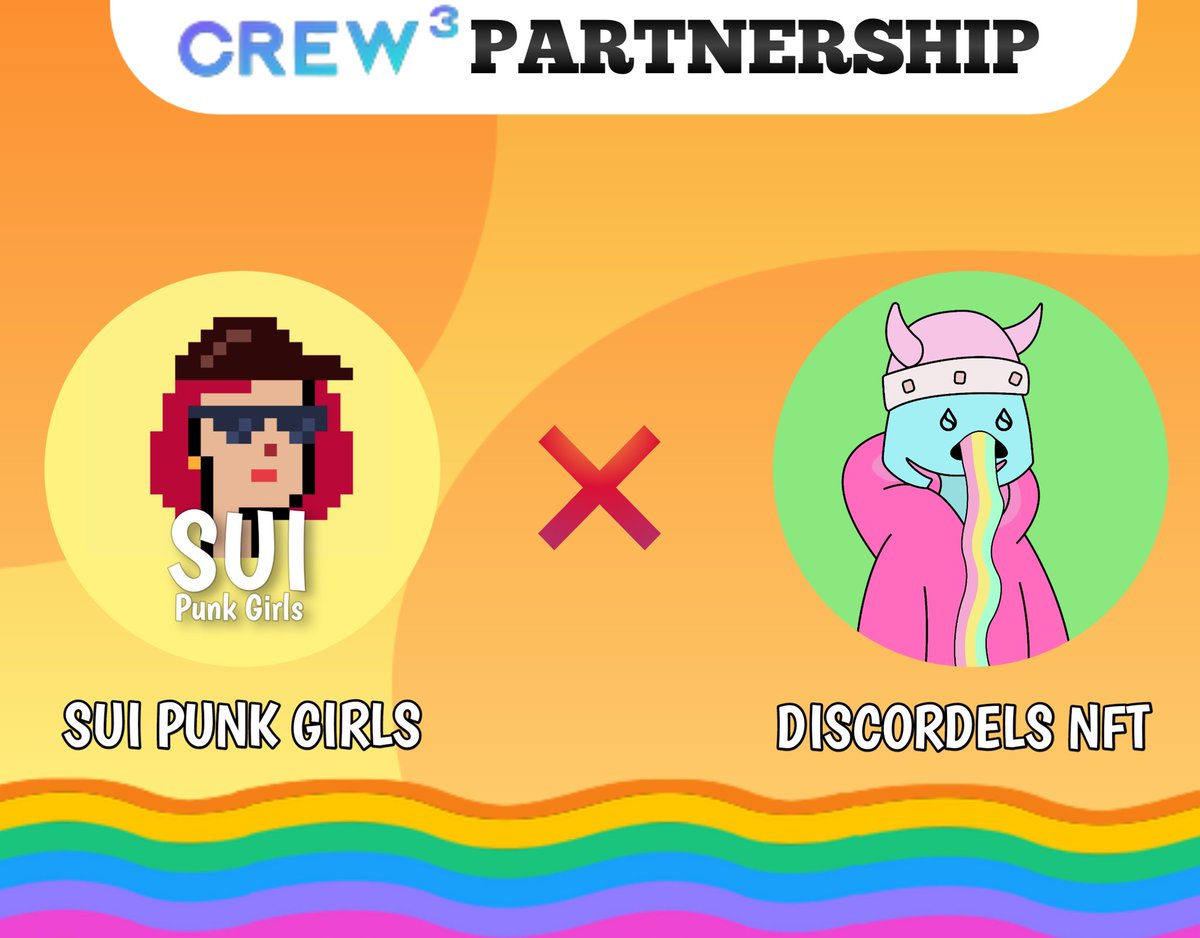 suipunkgirls's tweet photo. 🚨 Partnership Announcement
 
SUI PUNK GIRLS × DISCORDELS NFT

Hey PUNKS! we are pleased to announce our CROSS - CREW³ partnership with @Discordels_NFT 

 https://t.co/nU24T909I6

Join for exiting $SPG rewards, WLs and OG. https://t.co/O8tWheEFl0